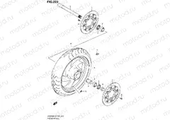 223 - FRONT WHEEL (VZR1800L2 E19)