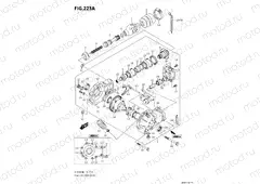 223A - BEVEL GEAR TRANSMISSION (FRONT)