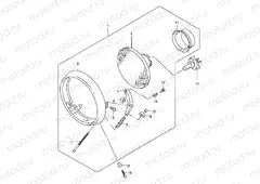 22A - HEADLAMP (E24)