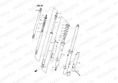 23 - FRONT FORK (MODEL G/H/J)