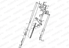 23 - FRONT FORK (RM100T, RM100X)