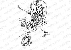 23 - FRONT WHEEL
