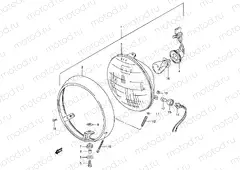 23 - HEADLAMP (E01,E02,E24,P95)