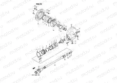 23 - PROPELLER SHAFT - FINAL DRIVE GEAR