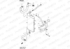 23 - RADIATOR HOSE (AN650ZL4 E19)