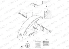 23 - REAR FENDER