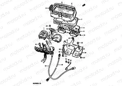 23 - SPEEDOMETER-TACHOMETER (GSX550EF/EUF/EG/EUG/EUH)