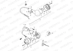 23 - TURN SIGNAL LAMP (MODEL T/V/W/Y/K1/K2/K3)