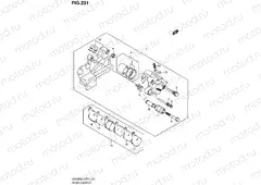 231 - REAR CALIPER (GSF650L2 E21)
