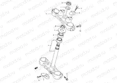 23A - STEERING STEM (MODEL L)