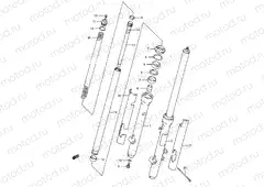 23B - FRONT FORK (MODEL L/M/N/P/R)