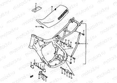 24 - FRAME-SEAT (MODEL H/J)