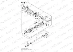 24 - PROPELLER SHAFT - FINAL DRIVE GEAR (SEE NOTE)