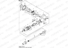24 - PROPELLER SHAFT/FINAL DRIVE GEAR