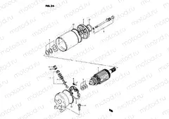 24 - STARTING MOTOR (MODEL D)