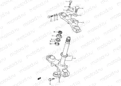 24 - STEERING STEM (MODEL G/H/J)