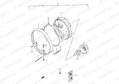 24A - HEADLAMP (MODEL R/S/T)