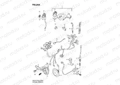 24A - WIRING HARNESS (MODEL V/W/X/Y/K1 E01,E30)