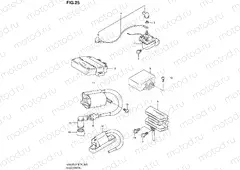 25 - ELECTRICAL (GS125ESX/UX/ESY/UY/SUY,GS125SUK1 P91)