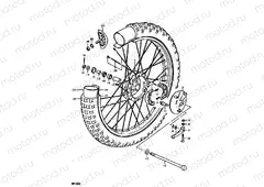 25 - FRONT WHEEL