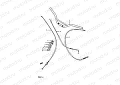 25 - HANDLEBAR - CONTROL CABLE