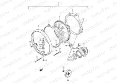 25 - HEADLAMP (SEE NOTE)