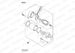 25 - STARTING MOTOR (MODEL K7/K8/K9 E02/E19/E24)