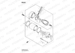 25 - STARTING MOTOR (MODEL K8/K9)