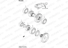 25A - SHAFT COUNTER/IDLER (MODEL K5)