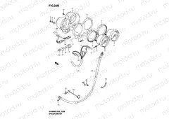 25B - SPEEDOMETER - TACHOMETER (GS500FK4/K5/K6/FUK4/K5/K6)