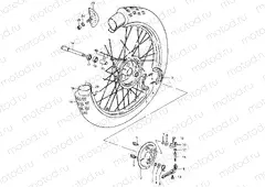 26 - FRONT WHEEL (MODEL D)