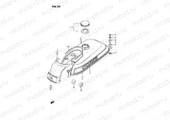 26 - FUEL TANK (MODEL X, MODEL D E43)
