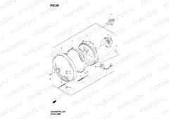 26 - HEADLAMP (GS500K3/UK3/HK3/HUK3 P02, P19, P54)