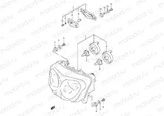 26 - HEADLAMP (MODEL W/X/Y/K1/K2 E24)
