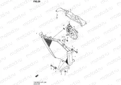 26 - RADIATOR (GSX-R600UEL3 E21)