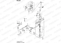 261 - REAR MASTER CYLINDER (VZR1800UFL2 E19)
