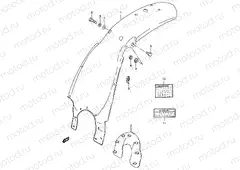 26A - REAR FENDER (MODEL Y)