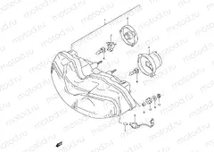 26B - HEADLAMP (MODEL W/X/Y/K1 E04,E18,E22,E25,E34)