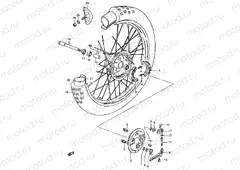27 - FRONT WHEEL (MODEL E)
