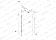 27 - HANDLEBAR - CONTROL CABLE