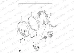 27 - HEADLAMP (GSF600S/US)