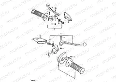 28 - HANDLE GRIP - LEVER (RM100N)
