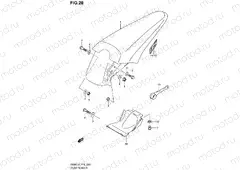28 - REAR FENDER (RM85L4 P19)