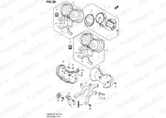 28 - SPEEDOMETER (GSF650K7/K8/UK7/UK8)