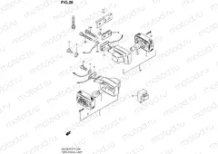 28 - TURN SIGNAL LAMP (GS125ESX E01,E71/ESY/UX/UY/SUY,GS125SUK1 P91)