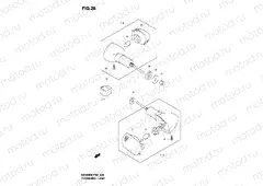 28 - TURNSIGNAL LAMP (GS500K3/UK3/HK3/HUK3 P02, P19, P54)