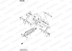 282 - REAR CUSHION LEVER (VZR1800ZUFL3 E19)