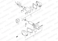 28A - TURN SIGNAL LAMP (MODEL T/V/W/X)
