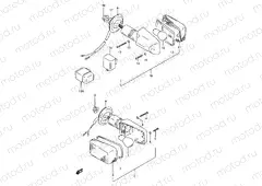 28A - TURNSIGNAL LAMP (MODEL N/P/R/T/V)