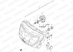 28B - HEADLAMP (MODEL T/V E04,E18,E22,E25,E34,E39,P37)